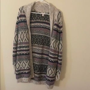 Patterned cardigan